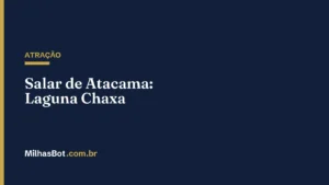 ATRAÇÃO: Salar de Atacama: Laguna Chaxa