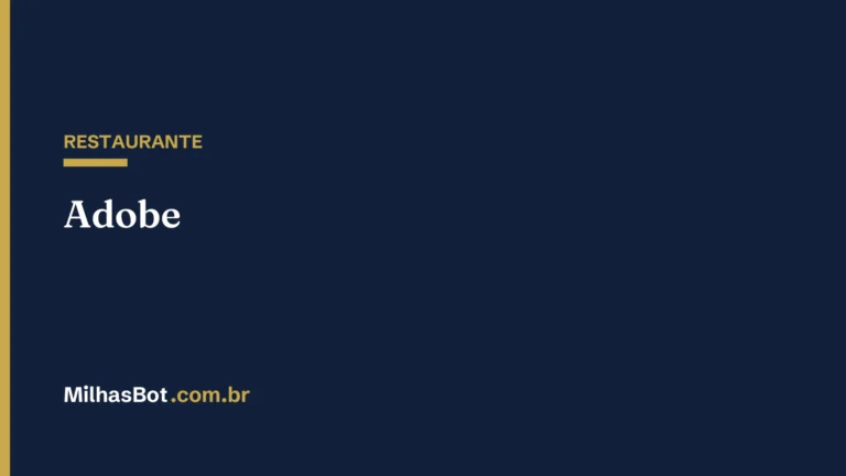 RESTAURANTE: Adobe