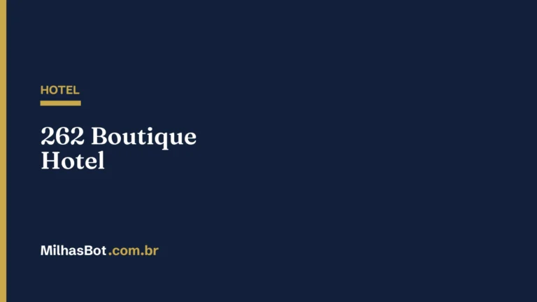 HOTEL: 262 Boutique Hotel