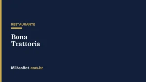 RESTAURANTE: Bona Trattoria