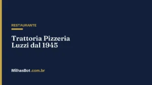 RESTAURANTE: Trattoria Pizzeria Luzzi dal 1945