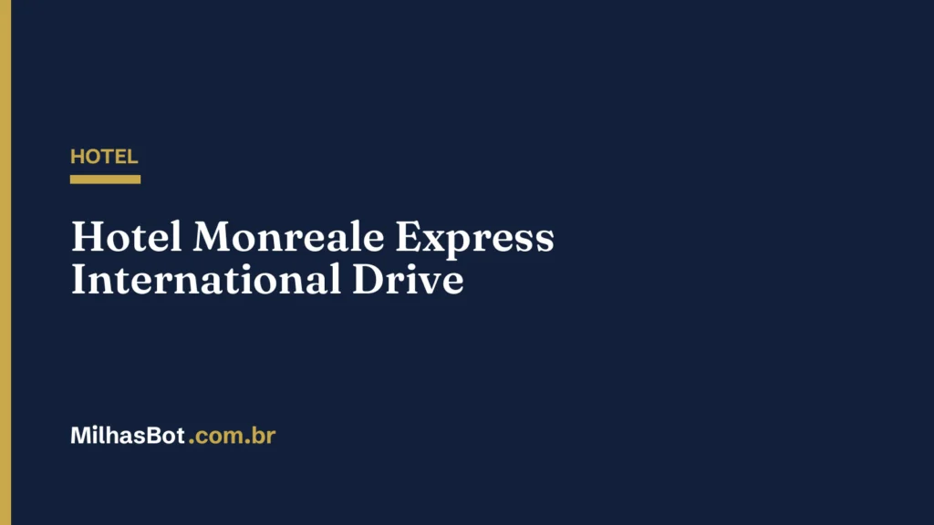 HOTEL: Hotel Monreale Express International Drive