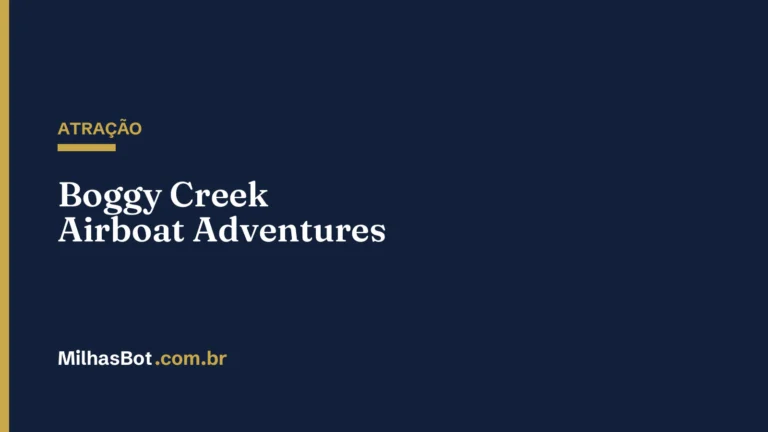ATRAÇÃO: Boggy Creek Airboat Adventures