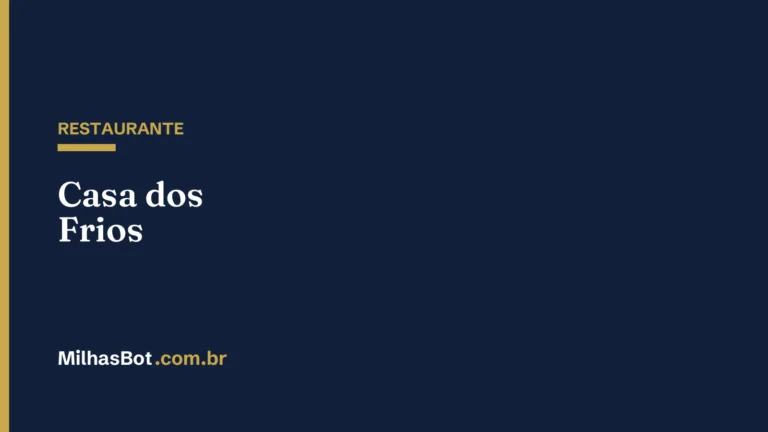 RESTAURANTE: Casa dos Frios
