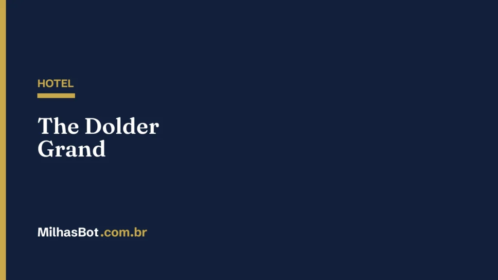 HOTEL: The Dolder Grand
