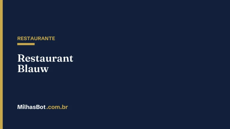 RESTAURANTE: Restaurant Blauw