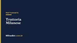 RESTAURANTE: Trattoria Milanese