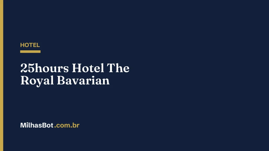 HOTEL: 25hours Hotel The Royal Bavarian