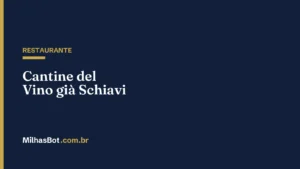RESTAURANTE: Cantine del Vino già Schiavi