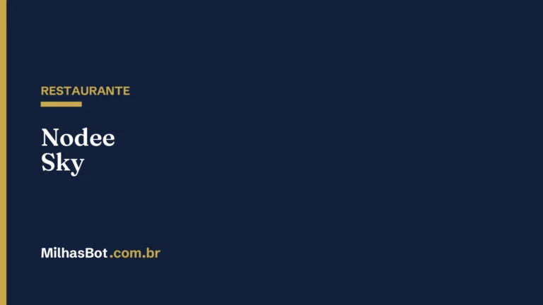 RESTAURANTE: Nodee Sky