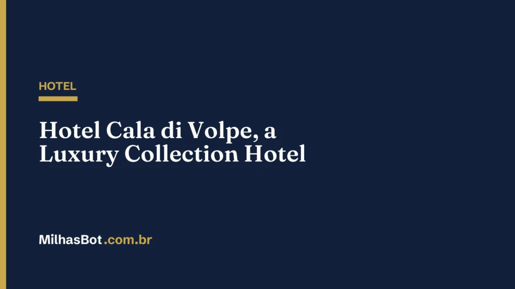 HOTEL: Hotel Cala di Volpe, a Luxury Collection Hotel