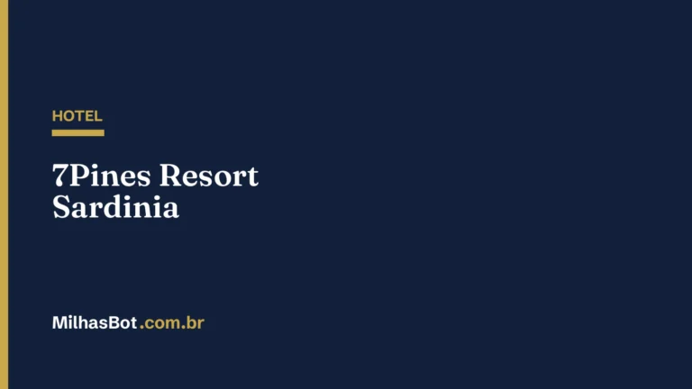 HOTEL: 7Pines Resort Sardinia