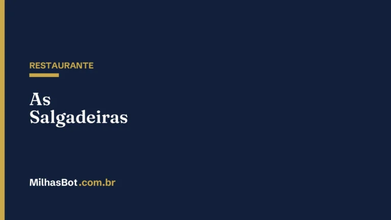 RESTAURANTE: As Salgadeiras