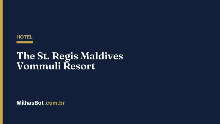 HOTEL: The St. Regis Maldives Vommuli Resort