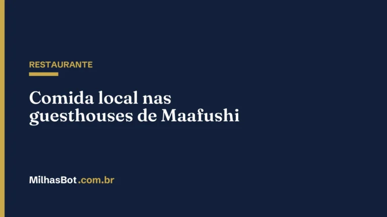 RESTAURANTE: Comida local nas guesthouses de Maafushi