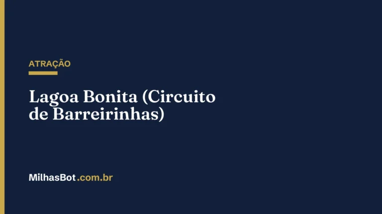 ATRAÇÃO: Lagoa Bonita (Circuito de Barreirinhas)