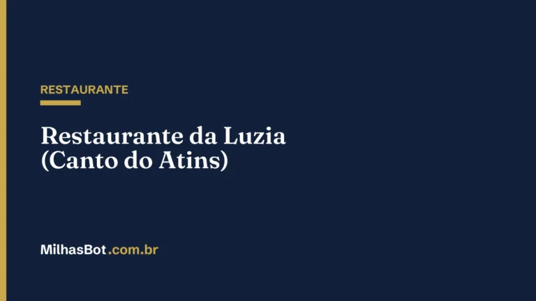RESTAURANTE: Restaurante da Luzia (Canto do Atins)