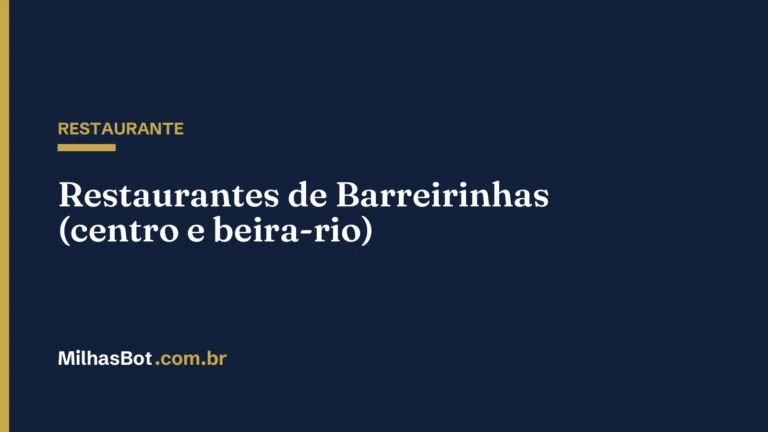 RESTAURANTE: Restaurantes de Barreirinhas (centro e beira-rio)
