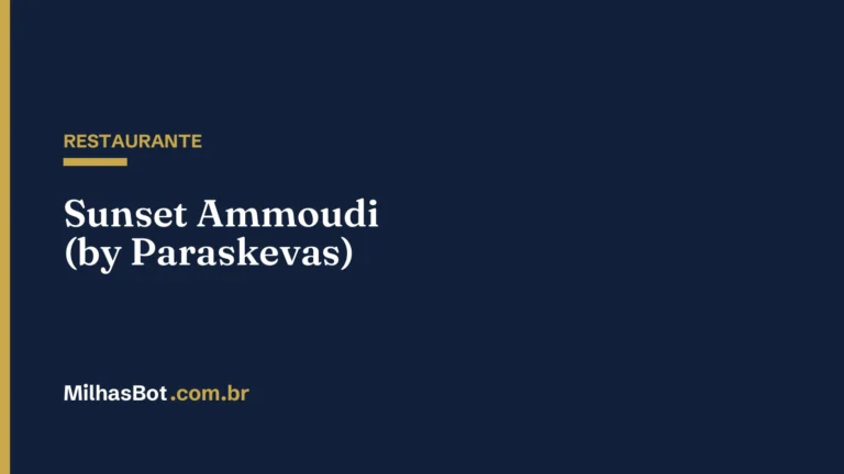RESTAURANTE: Sunset Ammoudi (by Paraskevas)