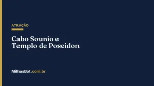 ATRAÇÃO: Cabo Sounio e Templo de Poseidon