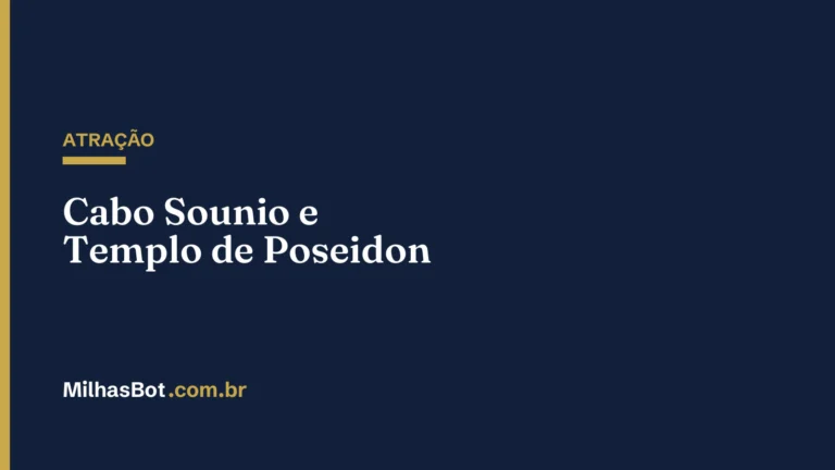 ATRAÇÃO: Cabo Sounio e Templo de Poseidon