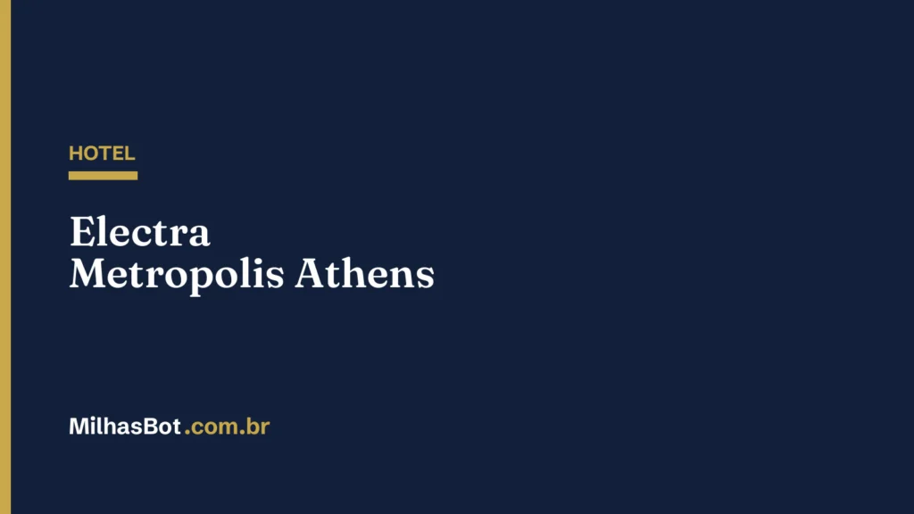 HOTEL: Electra Metropolis Athens