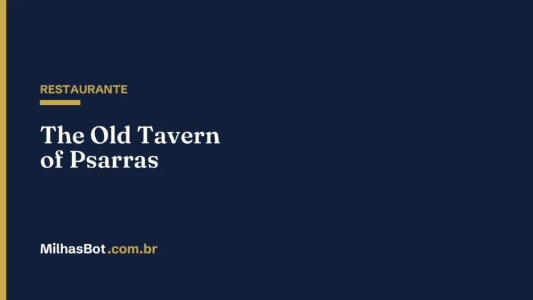 RESTAURANTE: The Old Tavern of Psarras