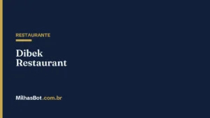 RESTAURANTE: Dibek Restaurant