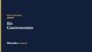 RESTAURANTE: Rô Gastronomia