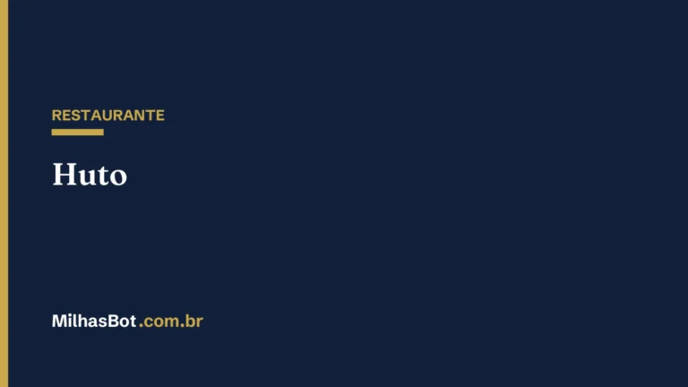 RESTAURANTE: Huto