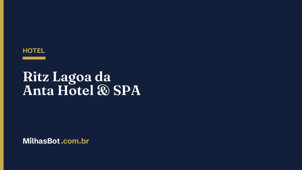 HOTEL: Ritz Lagoa da Anta Hotel & SPA