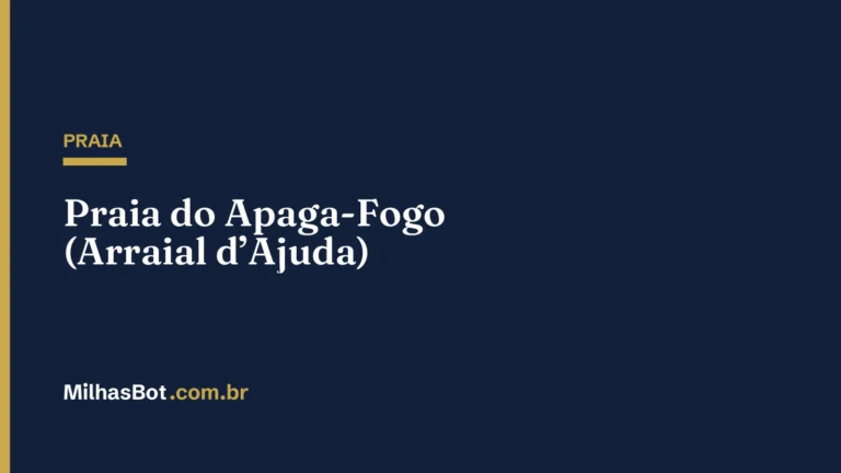 PRAIA: Praia do Apaga-Fogo (Arraial d’Ajuda)