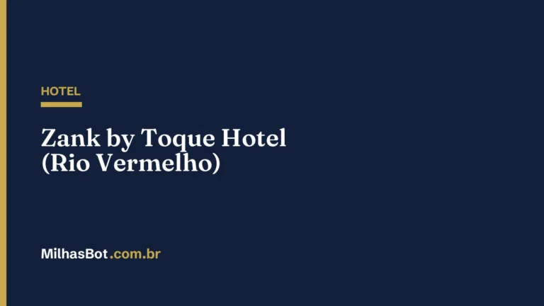 HOTEL: Zank by Toque Hotel (Rio Vermelho)