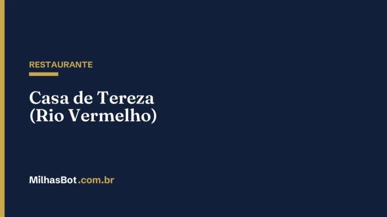 RESTAURANTE: Casa de Tereza (Rio Vermelho)