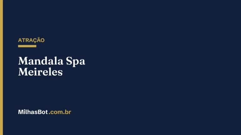 ATRAÇÃO: Mandala Spa Meireles
