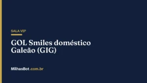 Lounge GOL Smiles doméstico – Galeão (GIG)