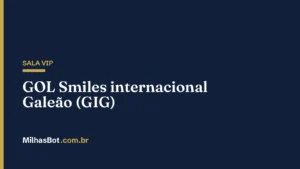 Lounge GOL Smiles internacional – Galeão (GIG)
