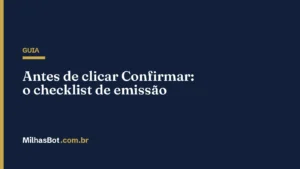 Antes de clicar Confirmar: o checklist de emissão