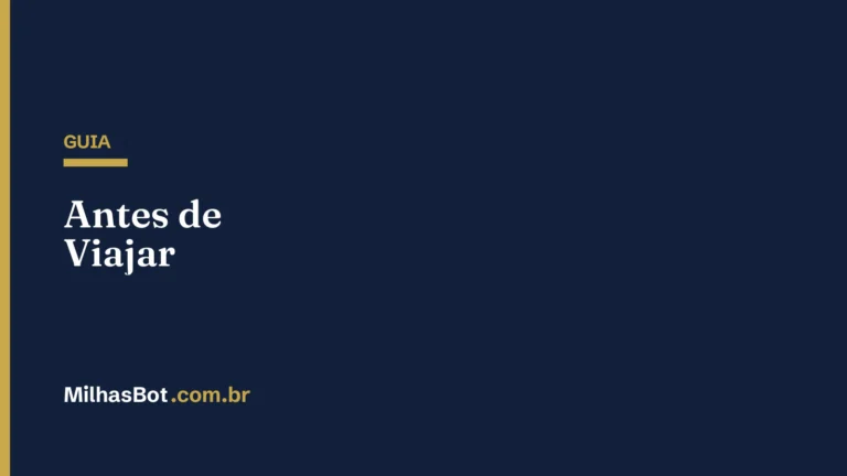 GUIA: Antes de Viajar